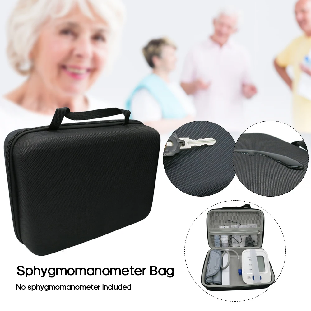 Сумка для сфигмоманометра, переносная сумка для монитора артериального давления EVA, сумки для хранения для монитора артериального