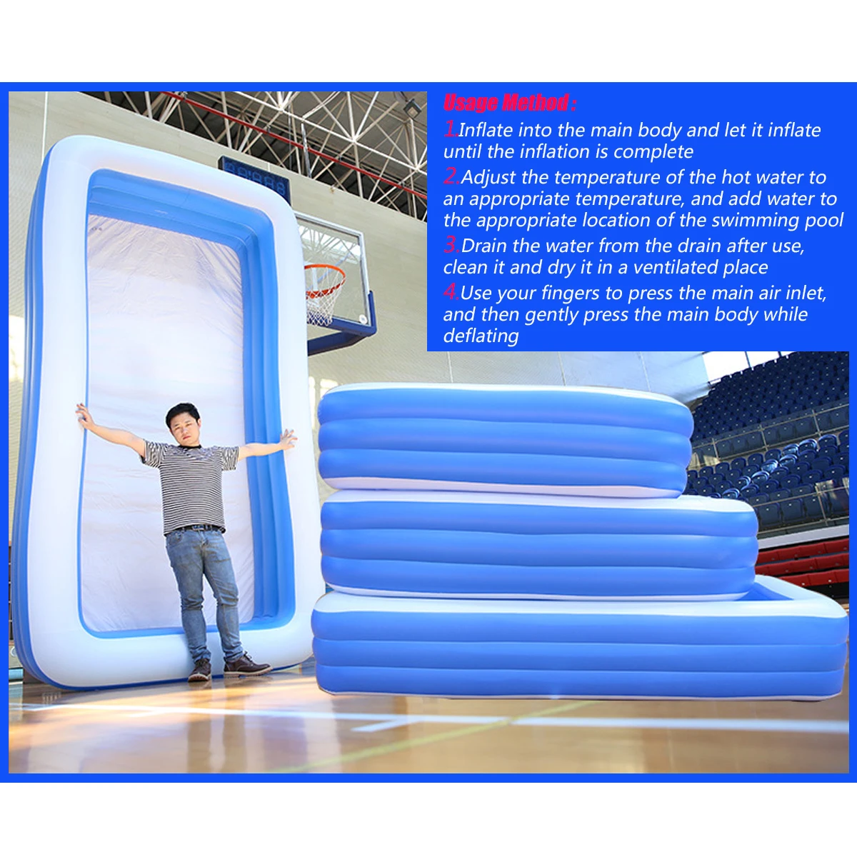 150 300cm 3Layer Children Inflatable