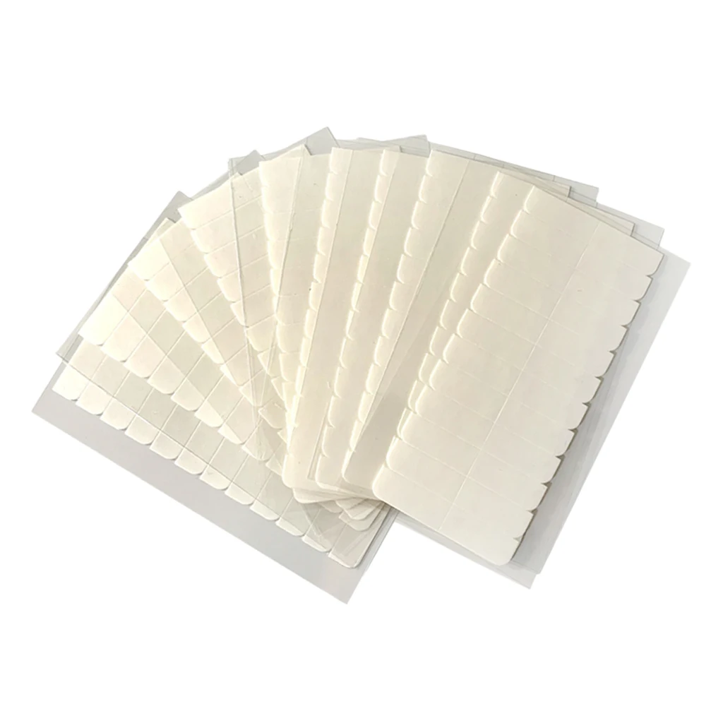 No Shine Bonding Double Sided Adhesive Super Tape for Human Hair Extensions,10 Sheets 120pcs