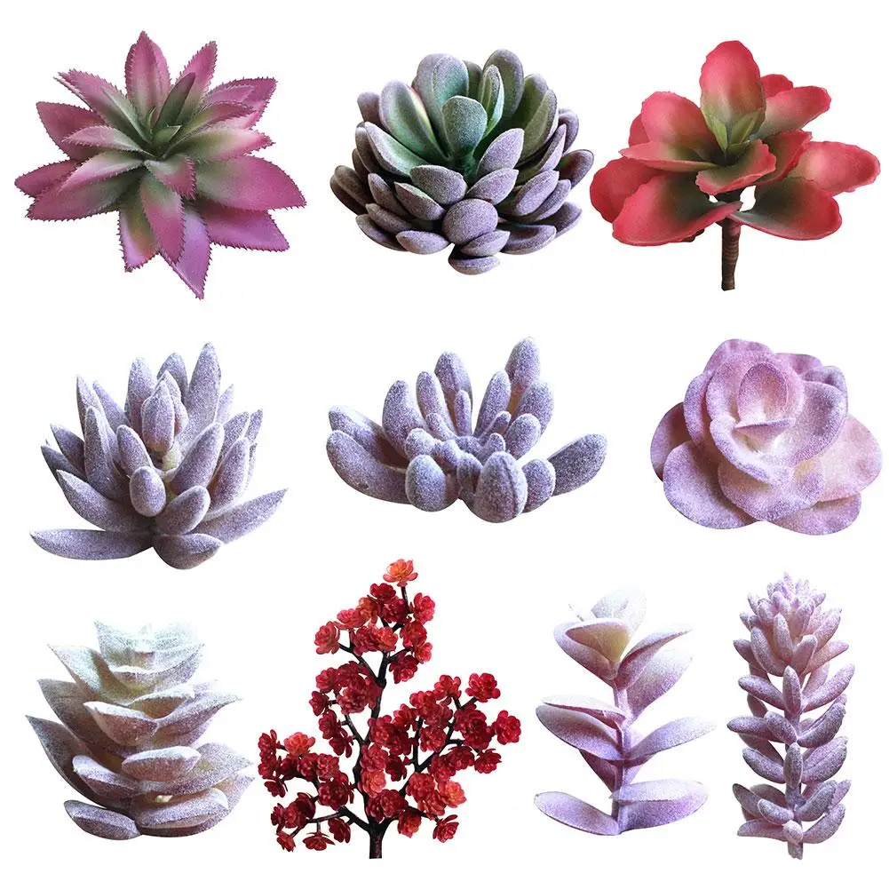 

1Pc Artificial Succulent Plant Flower Arrangement DIY Bonsai Home Desktop Decor