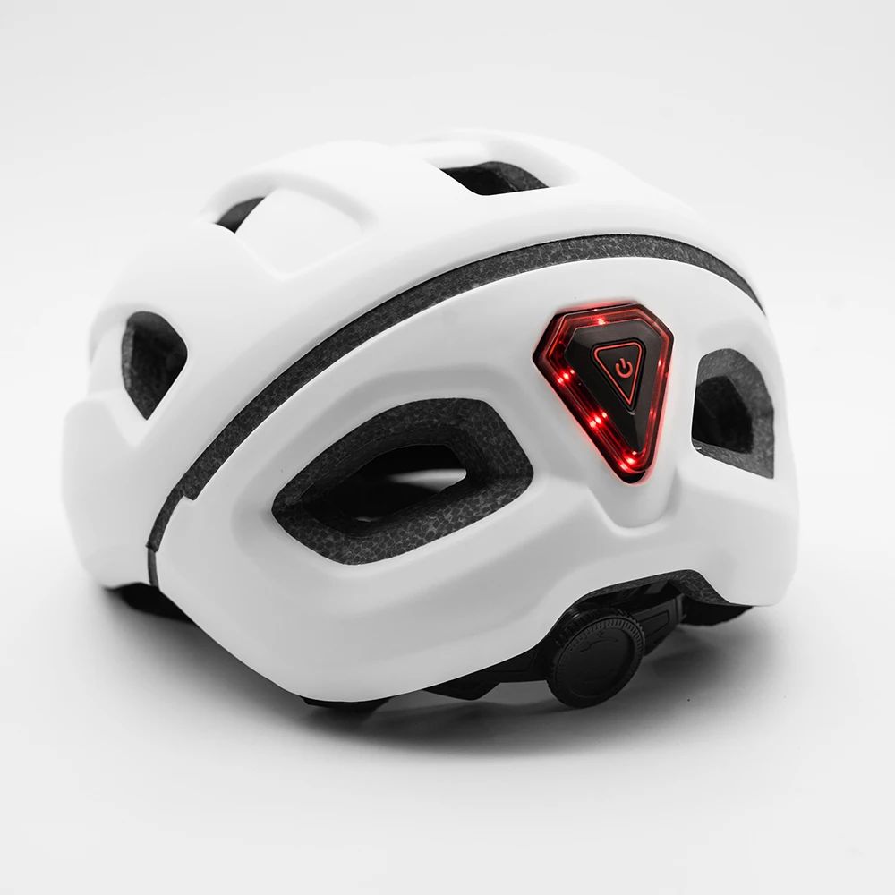ILM Casque Velo VTT Homme Femme-Casque de Velo Adulte Visiere avec Lumière LED Avant et Arrière