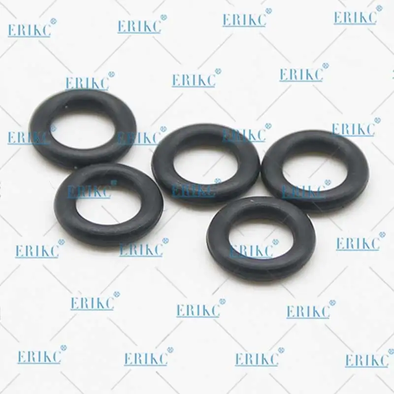 ERIKC Common Rail Injector Return Oil Backflow Pipe Rubber O-ring for Bosch 110 Series Injector 10pcsBag (4)