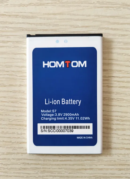 Фотоаккумулятор B TAIHENG New HOMTOM S7 2900mAh|Аккумуляторы для мобильных телефонов| |