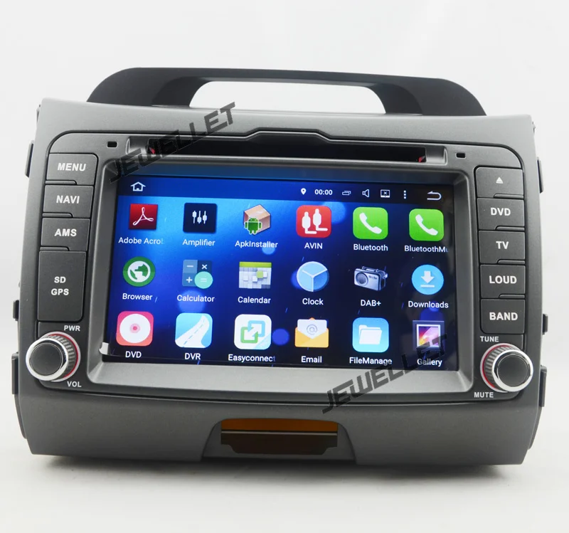 Восьмиядерный ips экран Android 9,0 автомобильный DVD gps Радио Навигация для Kia Sportage 2011- с 4G и Wifi, DVR, 1080P