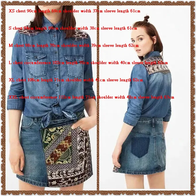 1 DESIGUAL новинка, Испанский Стиль, ручная роспись, v-образный вырез, блузка(689 - Цвет: 1