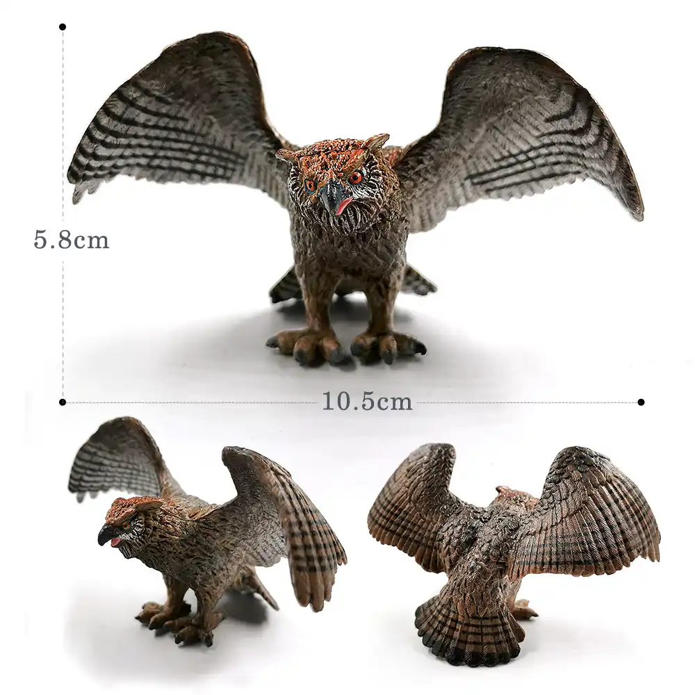 Crane Animal Models Toy Simulation Bird Figure Model Plastic Figurine