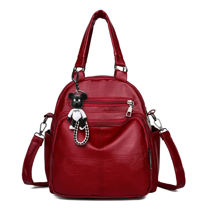 

Place of Origin Supply of Goods Women's Multi-functional Backpack 2018 Hot Selling PU Gift WOMEN'S Bag Gift Small Doll