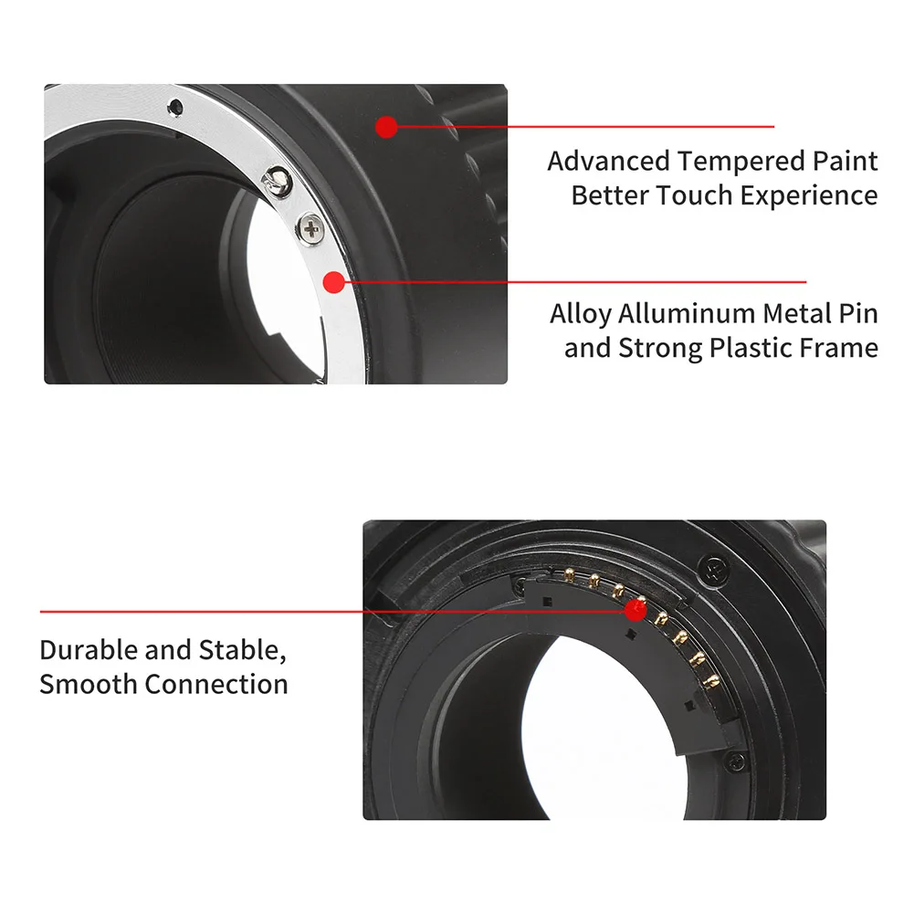 

1 Set Camera Extension Tube Automatic Focusing Microspur Photography Ring for Nikon GV99