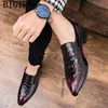 Coiffee-Zapatos De piel De cocodrilo para Hombre, calzado De Vestir italiano, clásico, Formal, para boda ► Foto 3/6