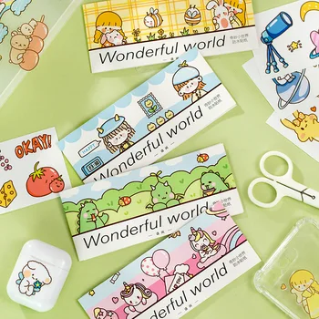 

1set Kawaii Stationery Stickers Wonderful little world Diary Planner Decorative Mobile Stickers Scrapbooking DIY Craft Stickers
