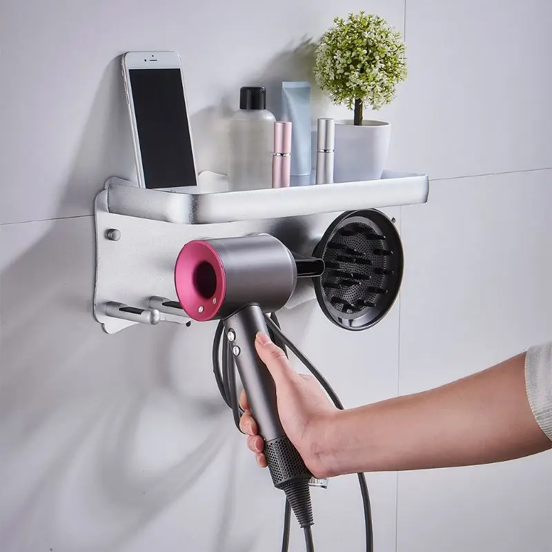 Настенный держатель для Dyson Supersonic фен полка для ванной комнаты l29k