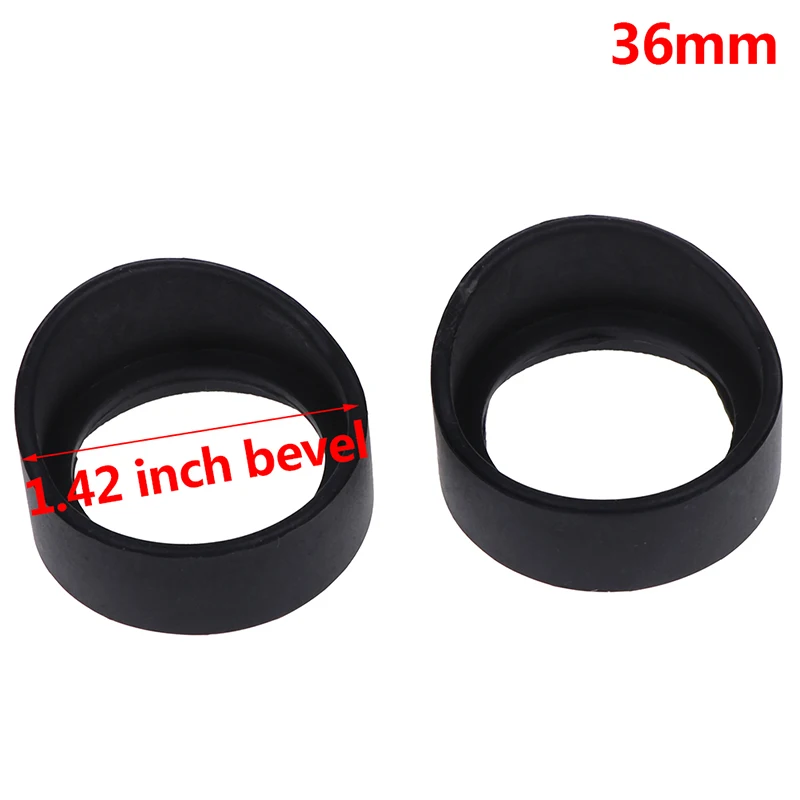36mm bevel Одна пара окуляр чашки резиновые защитные козырьки для глаз для стерео микроскопа внутренний диаметр 33 мм 36 мм аксессуары части - Цвет: 36mm bevel