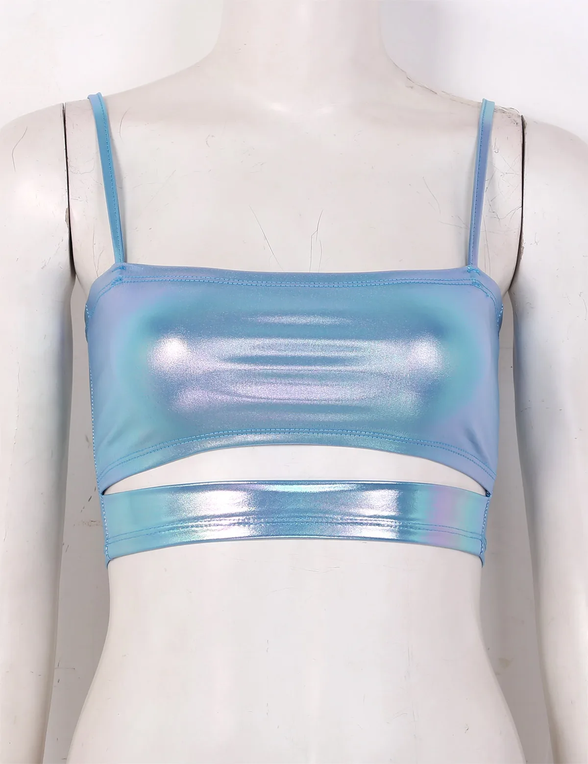 Фантастические женские блестящие топы для взрослых, вечерние, для ночного клуба, для сцены, танцевальные наряды, карнавальные, на бретелях, бюстье, Cami, жилет, костюм