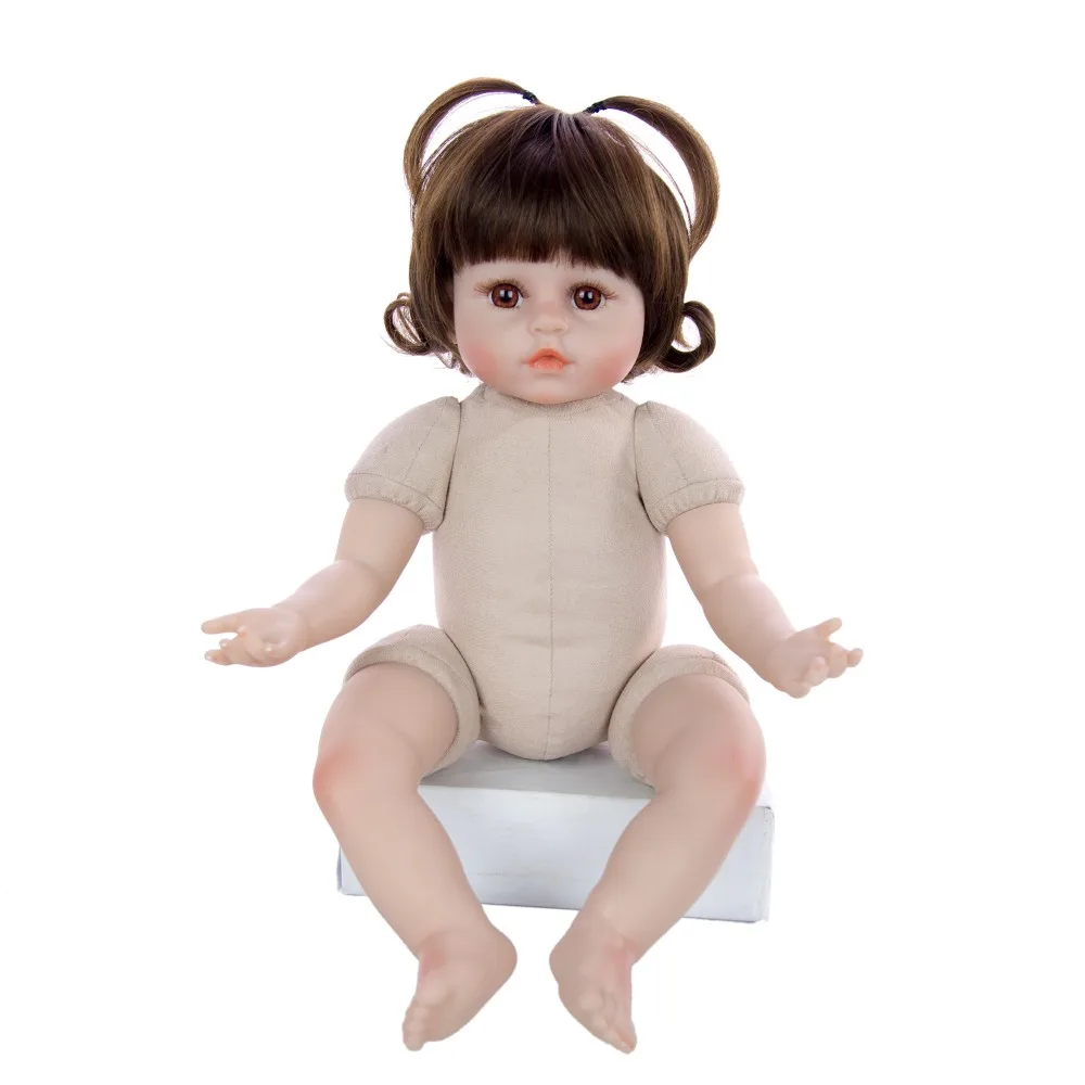 KEIUMI индивидуальные Фэнтези Принцесса Reborn Baby Dolls Menina Мягкие силиконовые 18 дюймов мягкие куклы Reborn для малышей так мило коллекционные