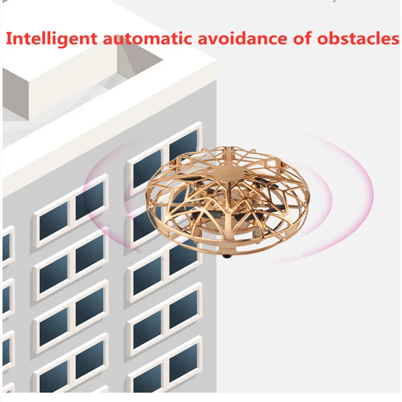 Мини НЛО Дрон анти-столкновения Летающий вертолет волшебный ручной НЛО мяч самолет зондирование индукции Дрон малыш электрическая электронная игрушка
