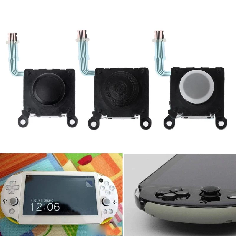 Original Left Right 3D Button Analog Joystick Stick Game console Replacement Joystick For Sony PlayStation PS Vita PSV 2000 M5TB