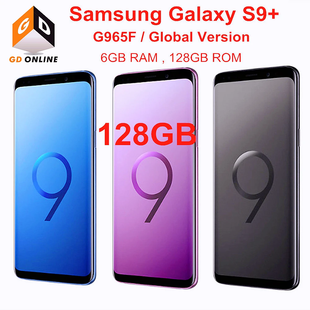 Samsung Galaxy S9+ S9 Plus G965F 128GB ROM 6GB RAM Global Version Octa Core 6.2&quot NFC Exynos Original Unlocked Mobile Phone | Мобильные