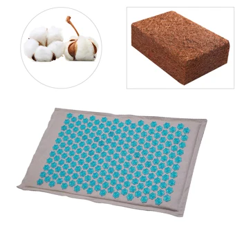 Natural Linen Acupressure mat Coconut fiber Buckwheat husk Lotus spike Yoga massage mat Massager Cushion