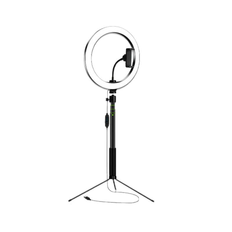 

10 Inch Ring Light with Tripod Stand Phone Holder Kit Photo Ring Lamp for Makeup Live Stream YouTube Video with USB Plug