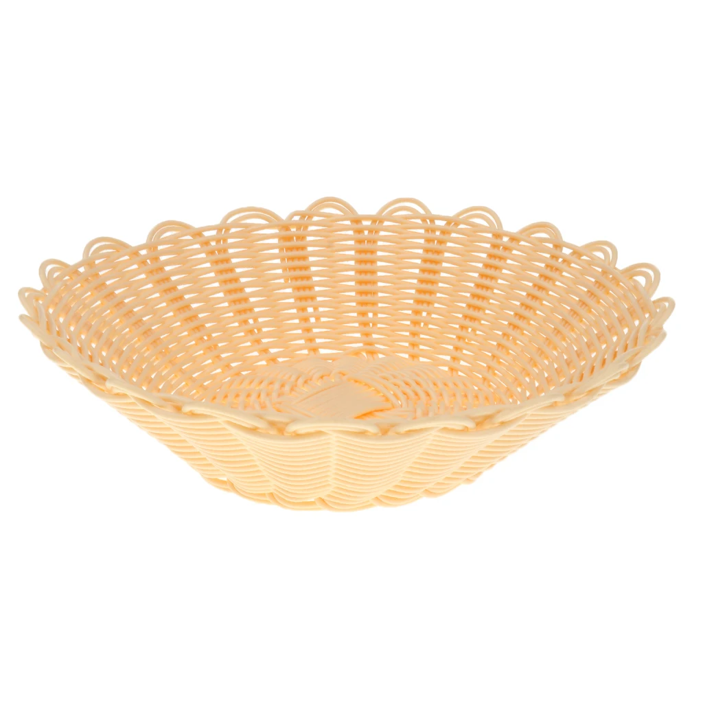 Food Snacks Basket For Chip Fries & Burger Woven Serving Basket