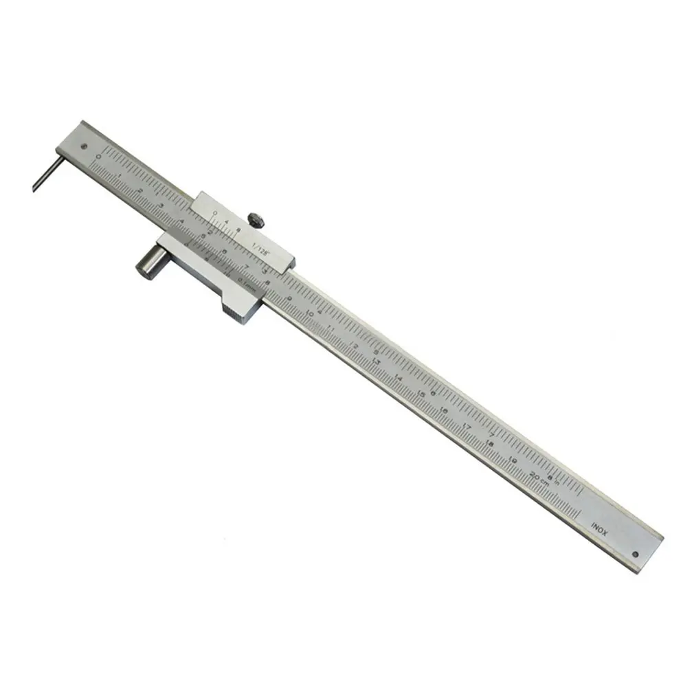 0-200mm Marking Vernier Caliper With Carbide Scriber Parallel Marking Gauging Ruler Marking Measuring Parallel Crossed Caliper