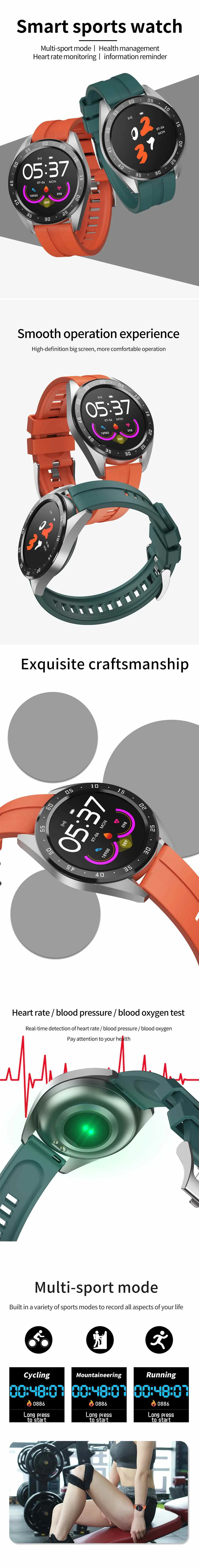 Bakeey X10 мода погода толчок в реальном времени вызов Rmind сердечного ритма крови кислородный монитор bluetooth OTA Смарт часы для Android IOS