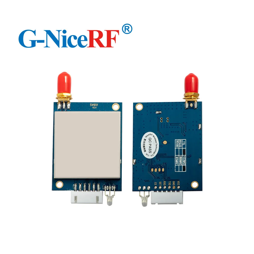2PCS SV651 Industrial Uart 500mW 470MHz Si4432 