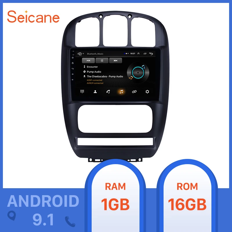 Seicane Android 9,1 10,1 дюймов Автомобильный gps Стерео Радио Блок плеер для Chrysler Пасифика 2006-2012 поддержка Carplay резервная камера DVR