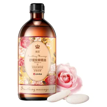 

Full Body Massage Essential Oil Body Push Back Meridian Facial Beauty Salon Open Back Rose Scraping Push Oil