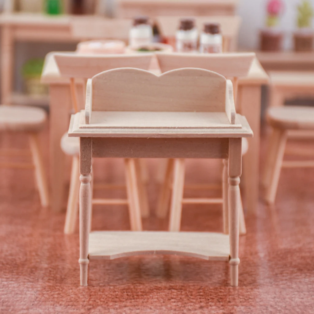 12th Dolls House Furniture Storage Rack Shelf Model Kitchen Accessory Scenes