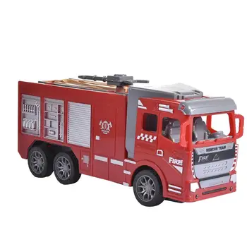 

RC Fire Truck 4-channel Remote Control Fire Engine Toy Cars Vehicles With LED High Quality ABS Plastic Material Without Battery