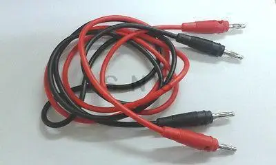 10 наборов силиконовых высоковольтных штекеров банана к банану для кабеля тестовых проводов