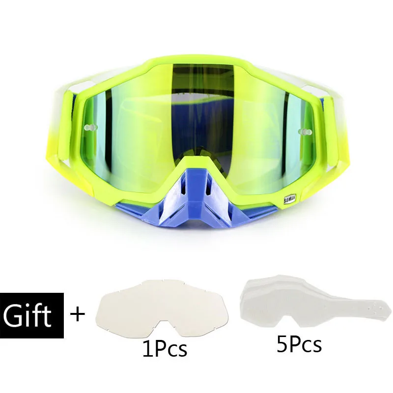Очки для мотокросса MX внедорожные ATV DH MTB Dirt Bike мотоциклетные шлемы очки лыжные спортивные очки маска мото очки наборы