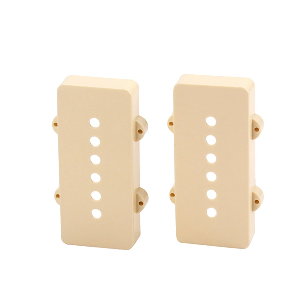 Pack of 2 Soapbar Guitar Pickups Covers Shell Cream for 6 Strings Electric Guitar P90 Pickups - Beige Pack of 2 Soapbar Guitar Pickups Covers Shell Cream for 6 Strings Electric Guitar P90 Pickups - Beige
