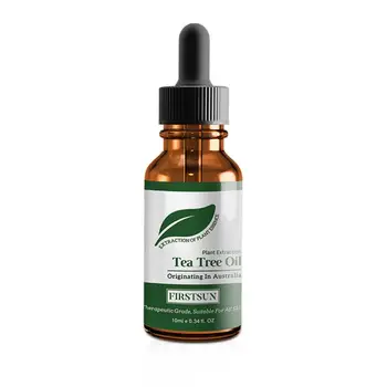 

1pc Natural Tea Tree Pure Essential Oil Anti Fungal Control Fade Acne Shrink Pores Skin Care Moisturizing Anti-wrinkle TSLM1