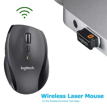 

Logitech M705 2.4Ghz Wireless Mouse 3 Year Battery Life with USB Receiver Grey Auto-sleep Power Save Laptop Desktop Home Office