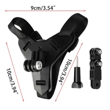Aliexpress - P82F Motorcycle Helmet Chin Fixing Bracket Mount Full Face Jaw Holder Strap Durable Compatible with Action Camera Accessories