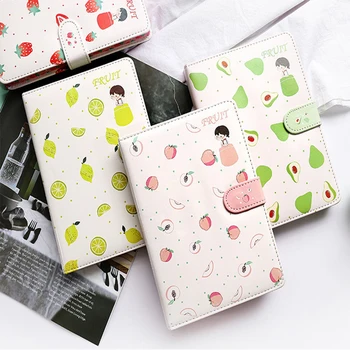 

Creative Magnetic Buckle Cartoon Hand Account Book Creative Hardcover Notebook Student Cute Notepad Sub Stationery