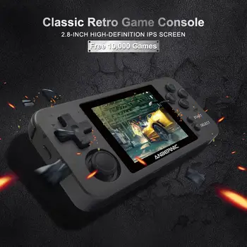 

RG280M Handheld Game Console Retro Video Game Player with Preload 10000 Games Open Source System Birthday Gift for Children
