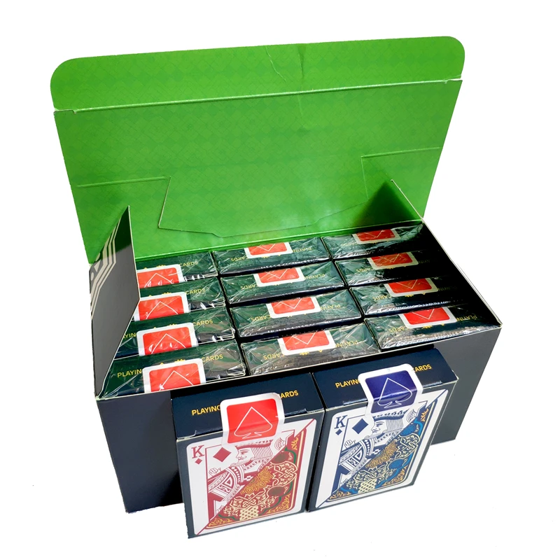 12 палуба/коробка качество водонепроницаемый ПВХ пластиковый набор игральных карт тренд покер классические фокусы белый покер карты упакованы