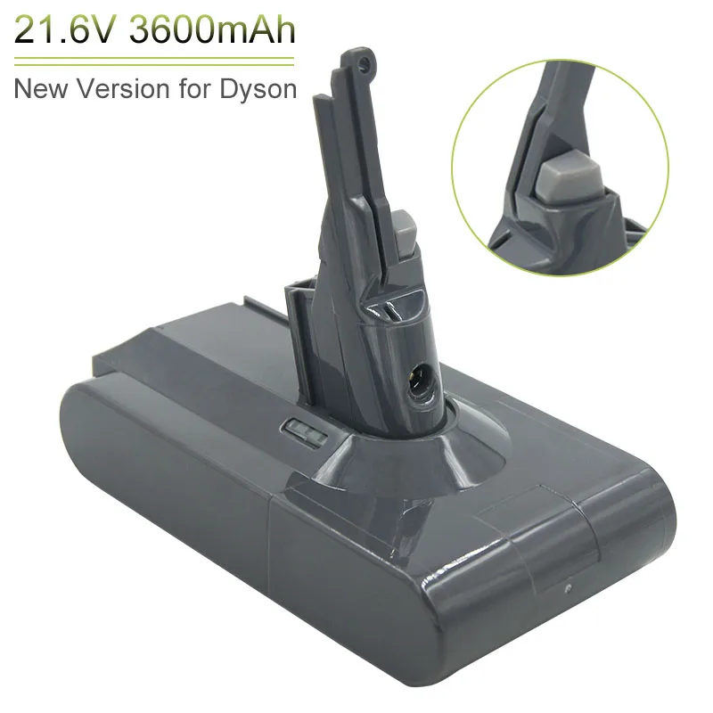 Сменный аккумулятор для пылесосов 21,6 V 3600mAh Li-Ion для Dyson V8 abte V8 Fluffy V8 animal V8 Motorhead V8 AnimalPro