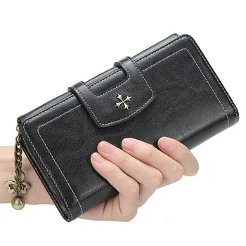 

Women Wallets Summer Long Luxury High Quality Large Capacity Female Wallets Monederos Para Mujer Phone Holder Zipper Women Purse