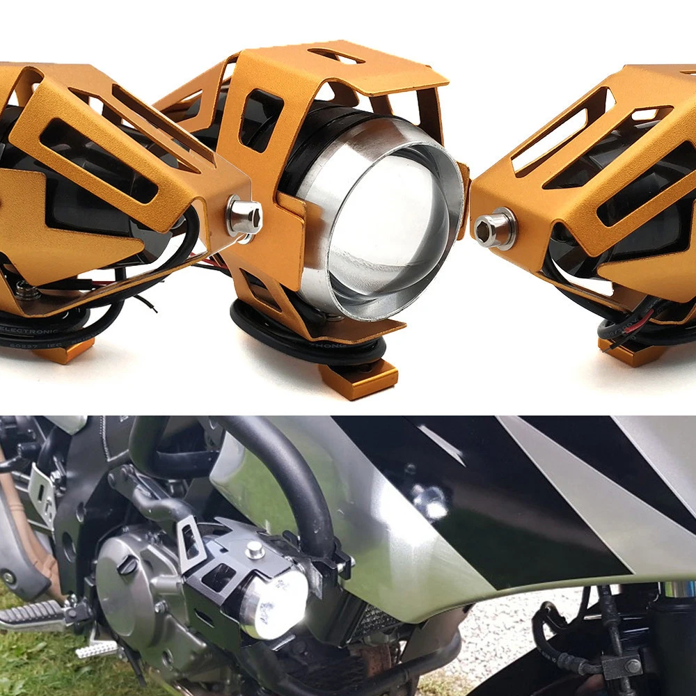 

Motorcycle LED Headlights U5 Led Spotlight moto light Fog Spotlights 12V For Kawasaki KX450F KX100 kx 85 125 250 250f 450f