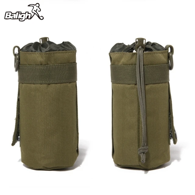 Verbesserte Taktische Molle Wasser Flasche Tasche Tasche Militär Outdoor  Reise Wandern Kordelzug Wasser Flasche Halter Wasserkocher Träger Tasche -  AliExpress