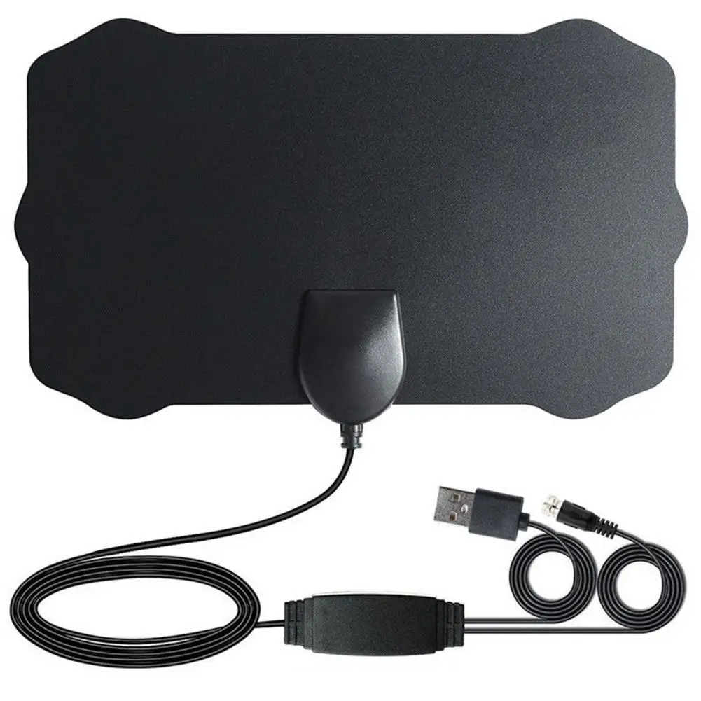 200 Miles Digital HDTV Antenna Indoor TV Antenna With Amplifier Signal Booster High Gain Signal Reception - Цвет: A