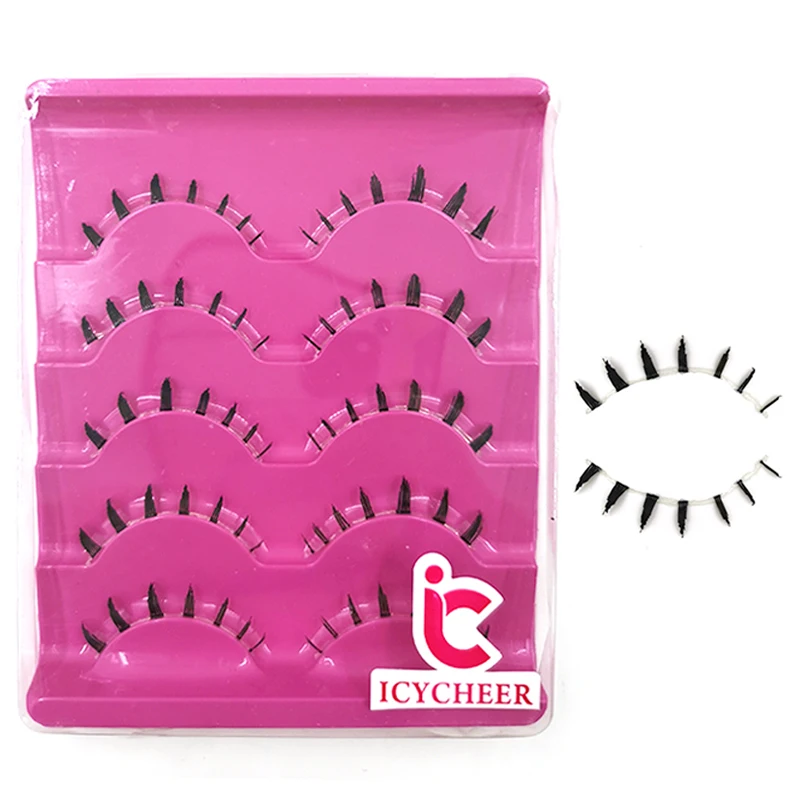 Icycheer Makeup Bottom Eyelashes Kit 5 Pairs 3d Natural Looking Under Eye Lashes Extension Lower Eyelash Cosplay -Zentai shop online Ha7672752dd0b4a7c80c6f6356fb71e51w.jpg