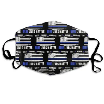 

Premium Unisex Cute Mouth Mask Adjustable Face Mask-Anti Dust Mouth Mask-Cycling Camping Ski Travel-Best Gift for Women Man Blue