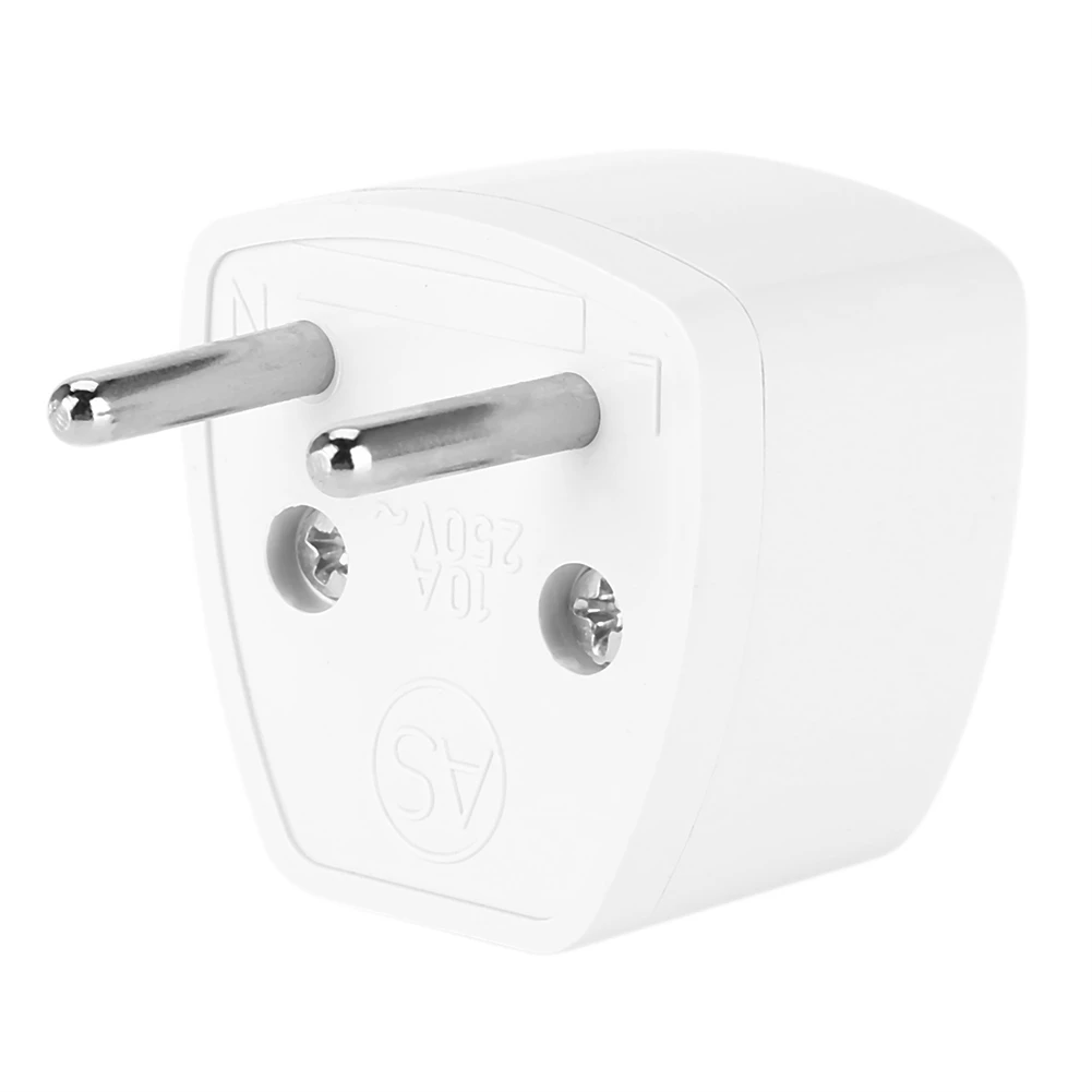 SOONHUA power Plug Универсальный дорожный переходник, преобразующий US UK AU в EU Plug пластик подходит для применения в ЕС