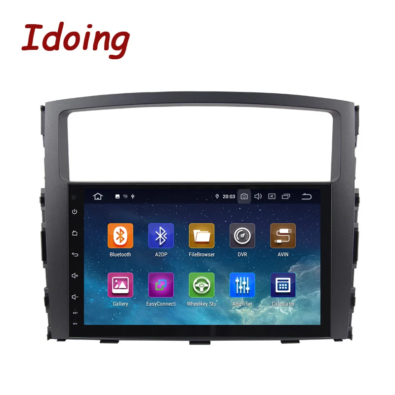 Idoing Android 9,0 4G+ 64G Octa Core 2 din для MITSUBISHI PAJERO V97 2006- Автомобильный мультимедийный радио плеер HDP gps+ ГЛОНАСС без dvd