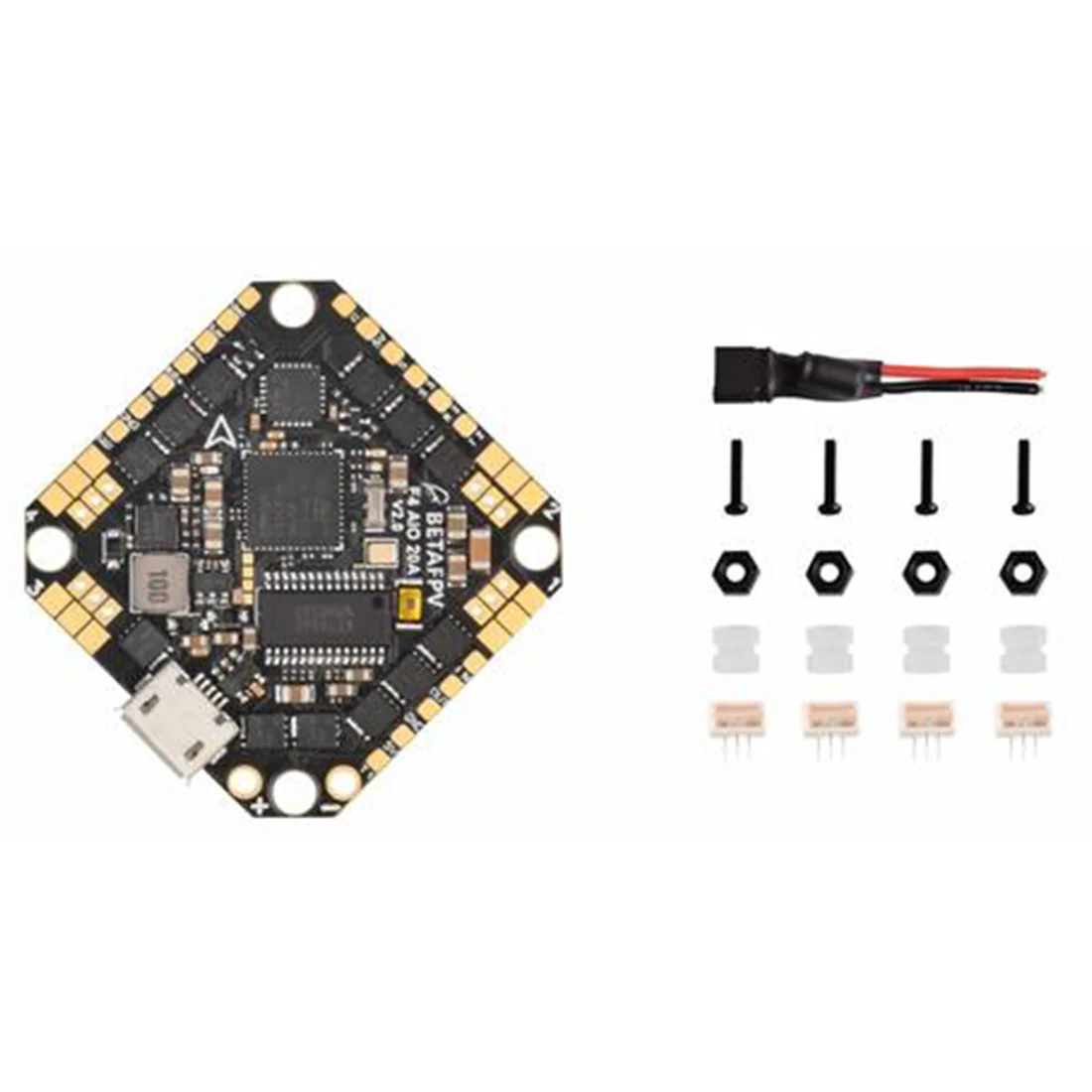 Бесщеточный контроллер полета BETAFPV Toothpick F4 1 4S AIO 20A BLHeli_S 4 в ESC Сверхлегкий стек для
